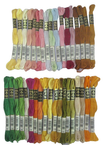 Genuine dmc skeins mixed - dmc, skeins;