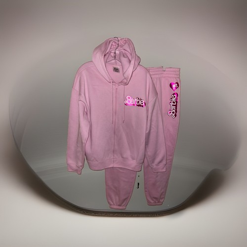 Barbie pink sweat outfit track - barbie,