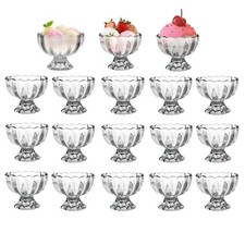Vintage Glass Dessert Bowls