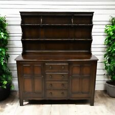 Ercol Dresser 4 Drawers 2 Cupboards and Shelved Top Dark Finish FREE UK Delivery