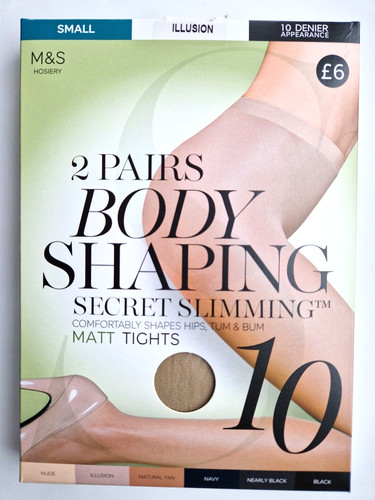 Pair 10 denier shaping - m&s,