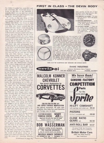 1959 devin fiberglass car - devin,