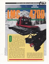 LMC 4700 Snow Groomer Tracked