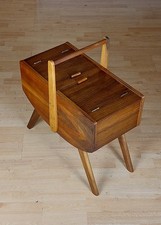 Large Vintage Wooden Sewing