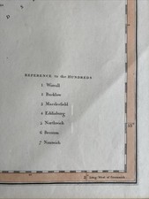 Original Antique Map Of