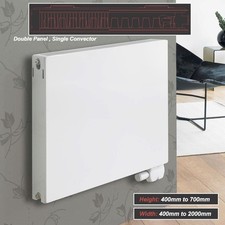 Flat Double Panel Convector White Modern Radiators ULTRAHEAT PLANAL Slimline