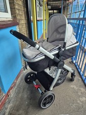 Mothercare 4-Wheel Journey Travel System Grey/Brushed Silver