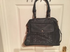 Navy TU Handbag
