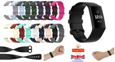 For Fitbit Charge 4 Strap Replacement Silicone Wristband Band Watch Wrist Straps