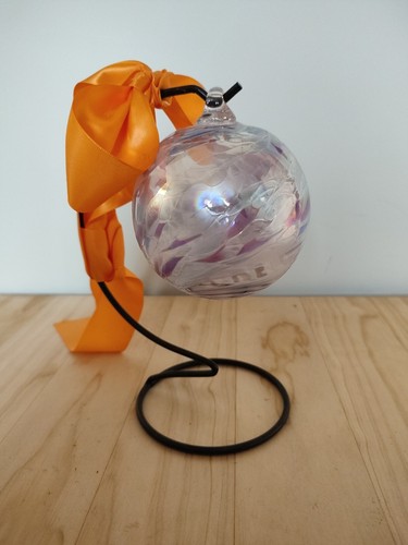Large glass bauble - bauble, stand