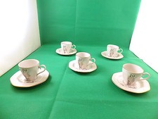 Tognana  Coffee Cups & Saucers x 5