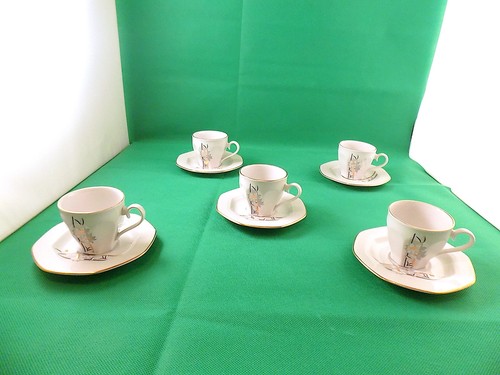 Tognana coffee cups - coffee, saucers