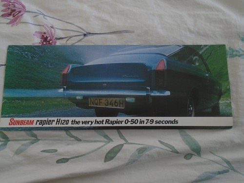 Sunbeam rapier h120 brochure - h120,
