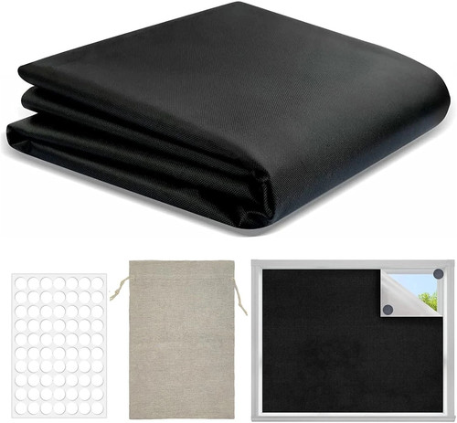 Magnetic blackout blinds stick - blackout,