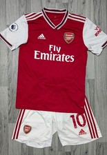 Arsenal 2019-20 Home Football Kit #10 Ozil Size Small
