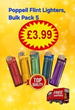 Poppell Flint Lighters, Bulk