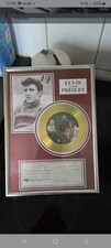 Framed Gold Elvis Presley Disc