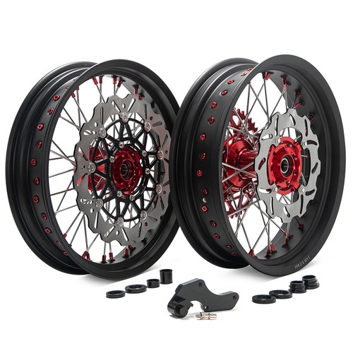 Supermoto spoked wheel - 17",