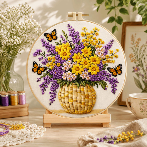 Embroidery starter kit with - embroidery,