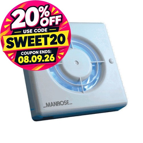 Manrose extractor fan toilet - manrose,