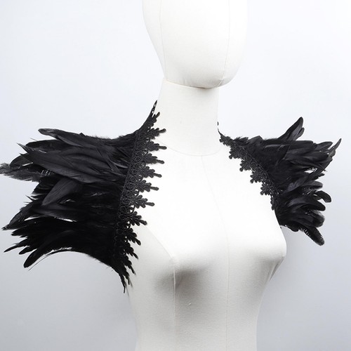 Feather shrug shawl - shawl, cape