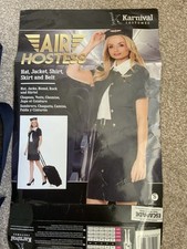 Air Hostess Costume  Ladies Role Play Festival Party Hen trolley dolly