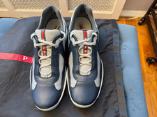 PRADA LINEA ROSSA - AMERICA'S CUP LEATHER ULTRAMARINE (NAVY) SIZE 8 (US 9)