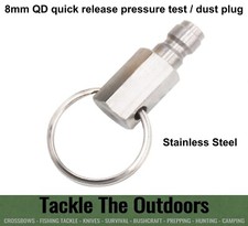 PCP HPA High Pressure 8mm Foster Quick Connect QD Pressure Test / Dust Plug UK