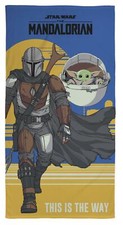 The Mandalorian Beach Towel Star Wars This is the Way Mando Design 100% Cotton