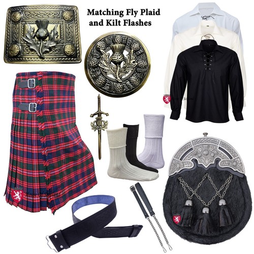 Scottish kilt outfit - kilt, set