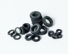 OO/4mm/ 1:76 Scale assorted Tyres (x20) (unpainted)