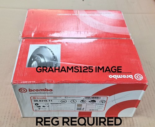 Brake discs 262mm rear fits - x2,