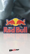Red Bull Energy Drink logo display  Beena Studio