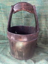 Antique Wooden Well Bucket