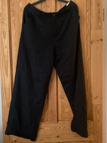 Pull and bear black linen - bear,