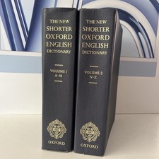 SHORTER OXFORD DICTIONARY