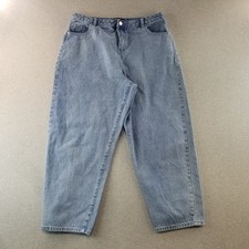 Miss Guided Jeans Women's Sz 14 VTG Hihg Quality Med Wash Heavy Normcore Durable