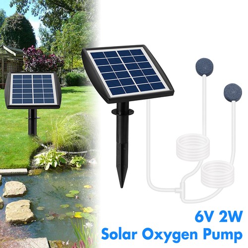 Solar panel oxygen pump - panel,