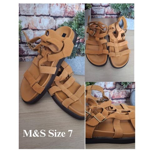 Brown ladies sandals gladiator - sandals,