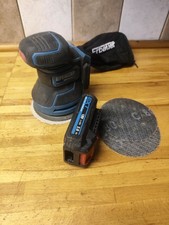 Erbauer Random Orbit Sander Cordless 18V ERO18-Li + 2ah Battery 