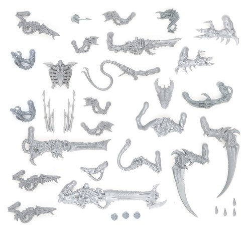 Tyranid warriors lot head - warriors,