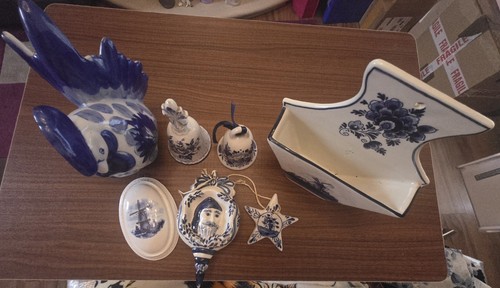 Various delftware items - various, some