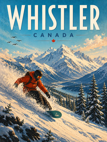 293 whistler canada retro - whistler,