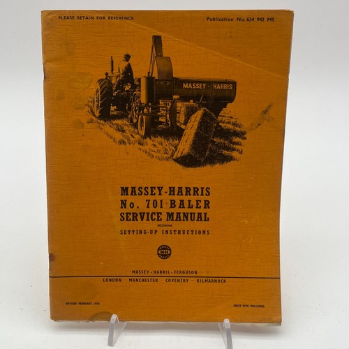 Massey harris 701 - massey, baler
