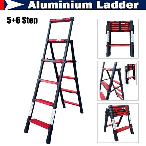 Aluminium folding step ladder - step,