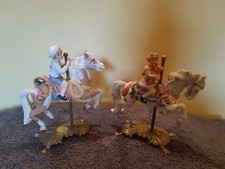 American Carousel Horses by Tobin Fraley Vintage x 2