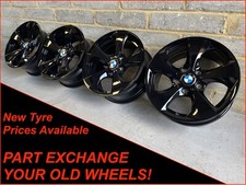 BMW 16" 3 Series F30 F31 E90 1 Series 2 Series Genuine 306 Black Alloy Wheels