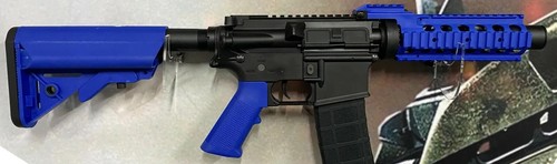 Acrylic rifle wall mount - wall,