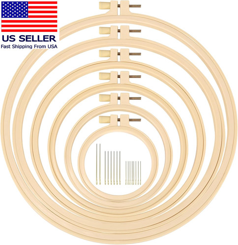 Pieces embroidery hoops 3 - 6,