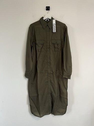 Ganni khaki shell utility - shell,